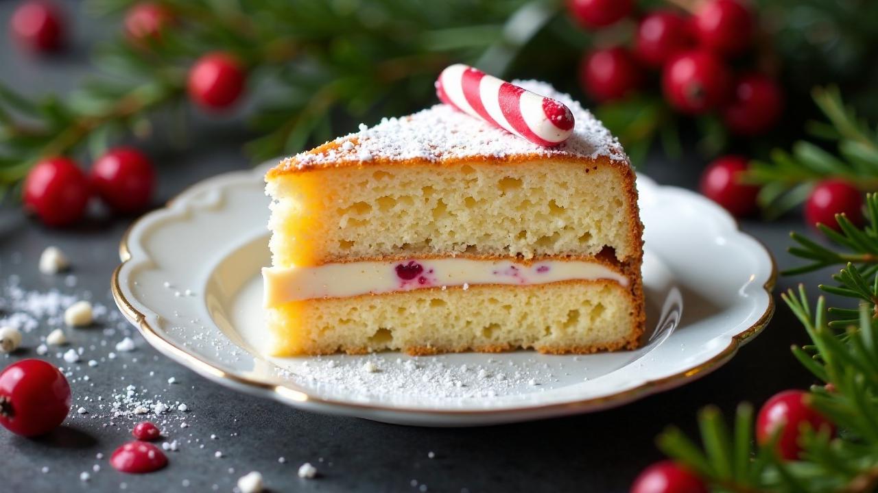 Lübecker Marzipantorte mit Zuckerstange