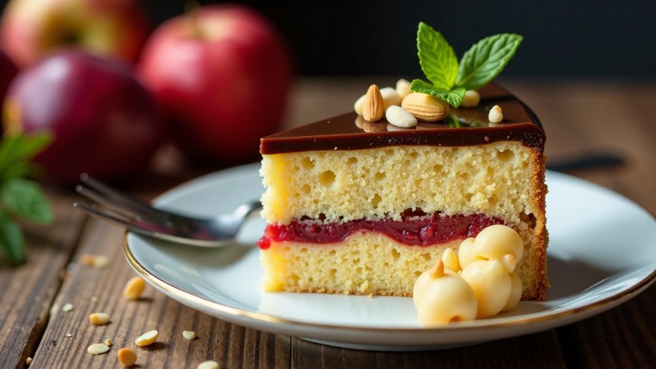 Lübecker Marzipantorte ohne Gluten