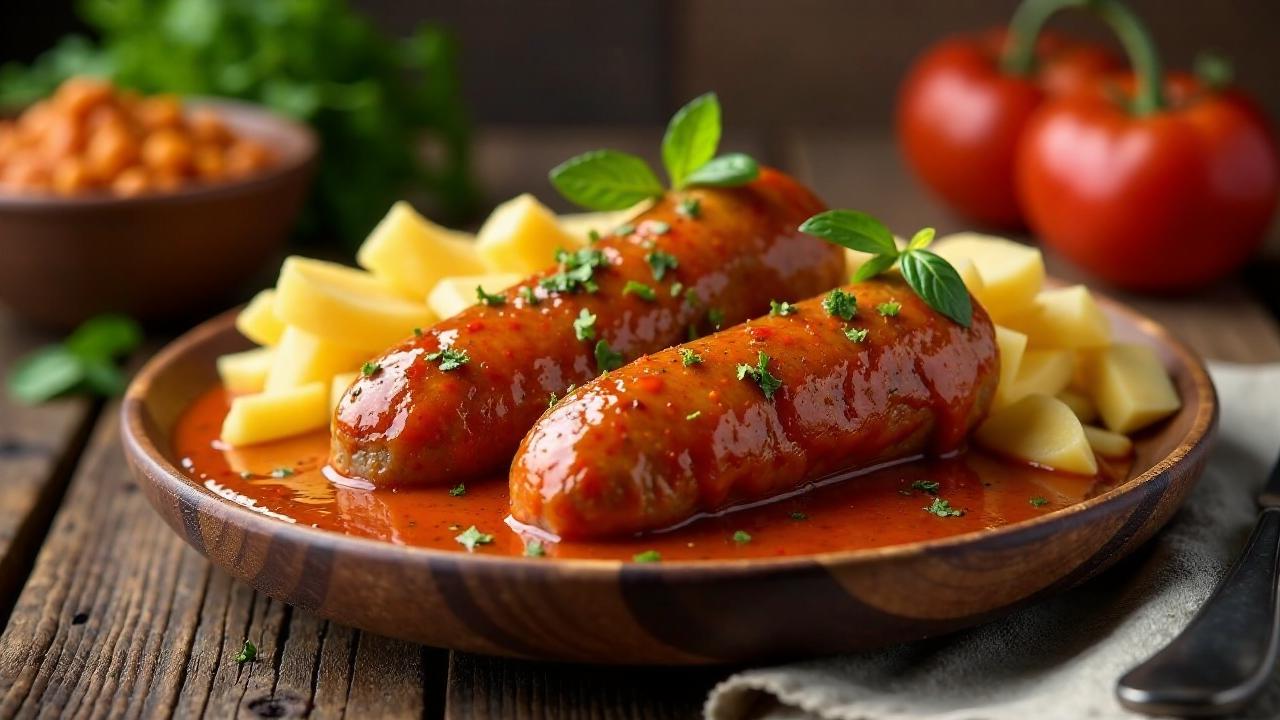 Leberkäse-Currywurst