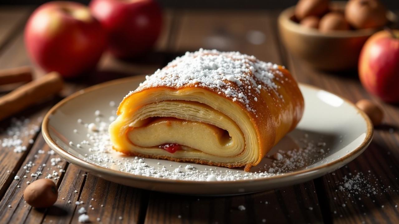 Lebkuchen-Apfelstrudel