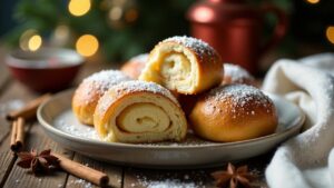 Lebkuchen-Milchbrötchen