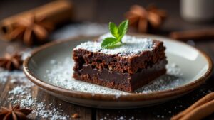 Lebkuchen-Schoko-Brownies