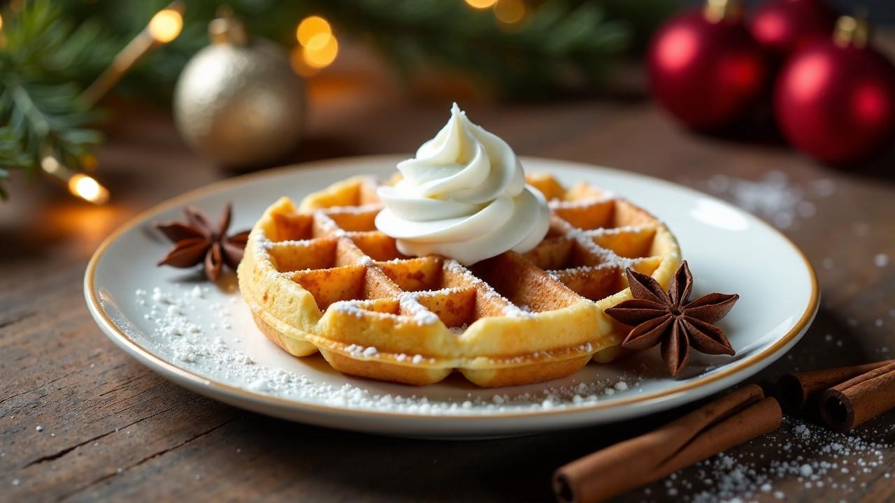 Lebkuchen-Waffeln