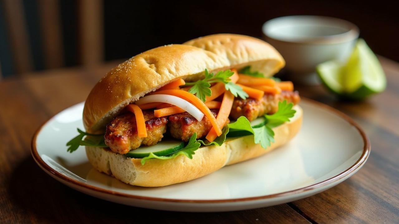 Lechon Banh Mi: Vietnamesisches Sandwich mit Lechon