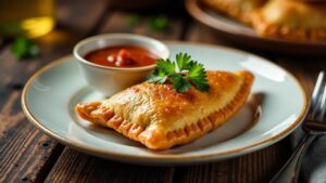 Lechon Empanaditas: Kleine gefüllte Teigtaschen