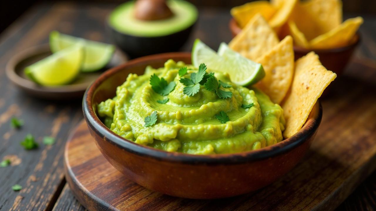 Lechon Guacamole: Frische Guacamole mit Lechon