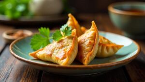 Lechon Gyoza: Japanische Teigtaschen mit Lechonfüllung