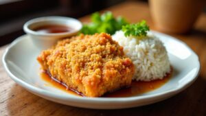 Lechon Katsu: Paniertes und frittiertes Lechon