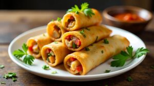 Lechon Lumpia: Filipinische Frühlingsrollen