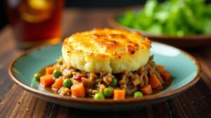 Lechon Shepherd's Pie: Überbackenes Lechon mit Kartoffelbrei