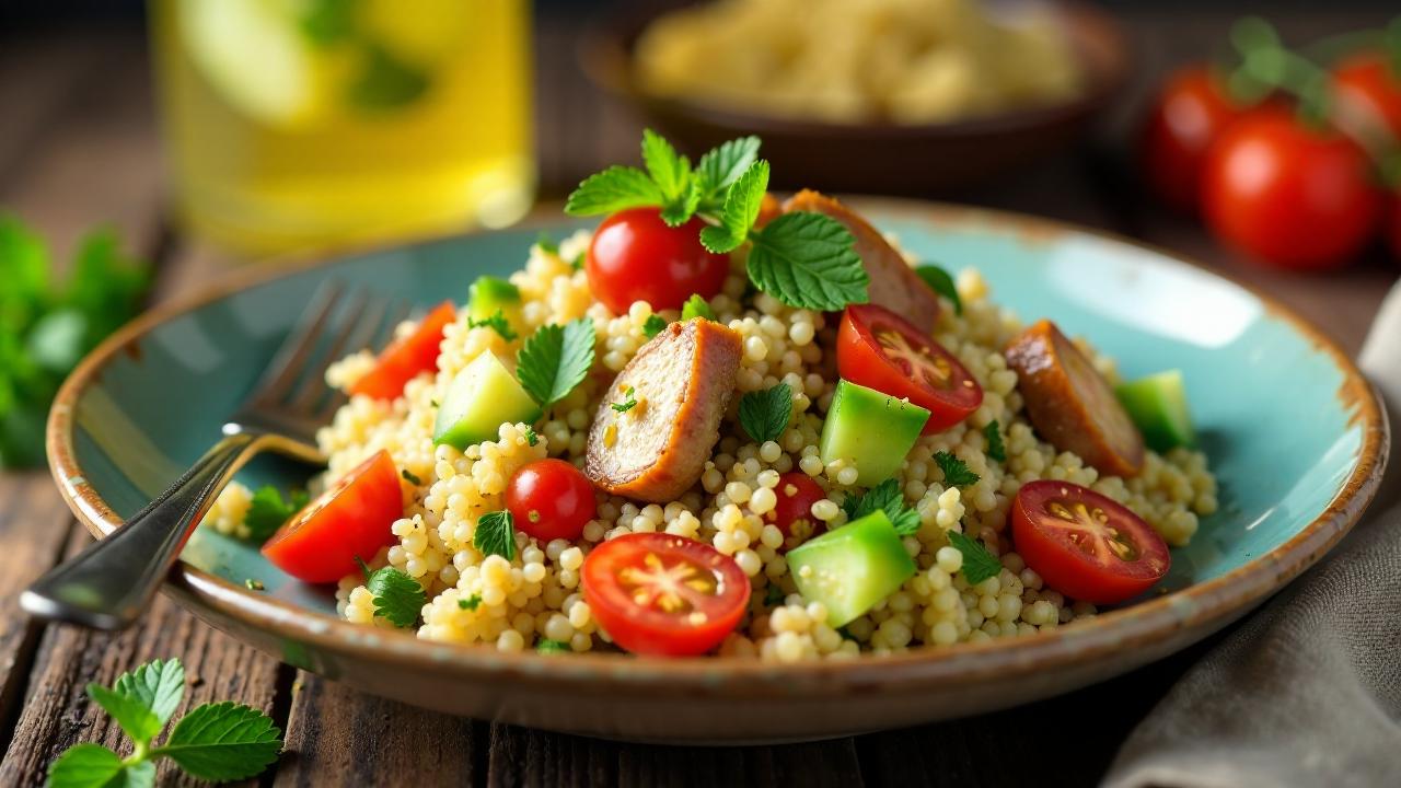 Lechon Tabbouleh: Libanesischer Salat mit Quinoa und Lechon