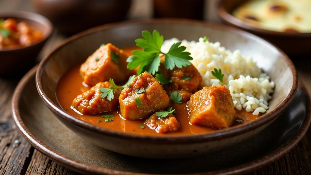 Lechon Tikka Masala: Cremiges indisches Lechon-Curry