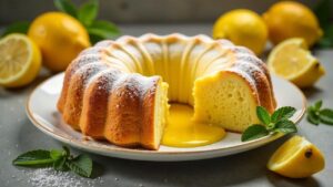 Lemon-Curd-Gugelhupf