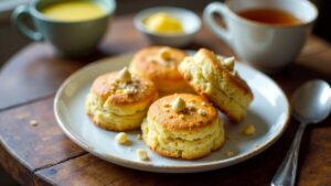 Lemon Myrtle and Macadamia Scones