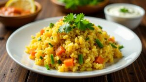 Lemon Rice Chaat