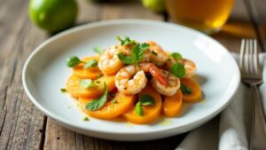 Lemongrass Shrimp & Papaya Salad