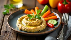 Lentil Hummus: Linsen mit Kichererbsen