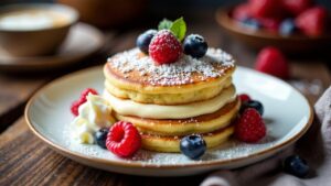 Lietiniai su Varške (Pfannkuchen mit Quark)