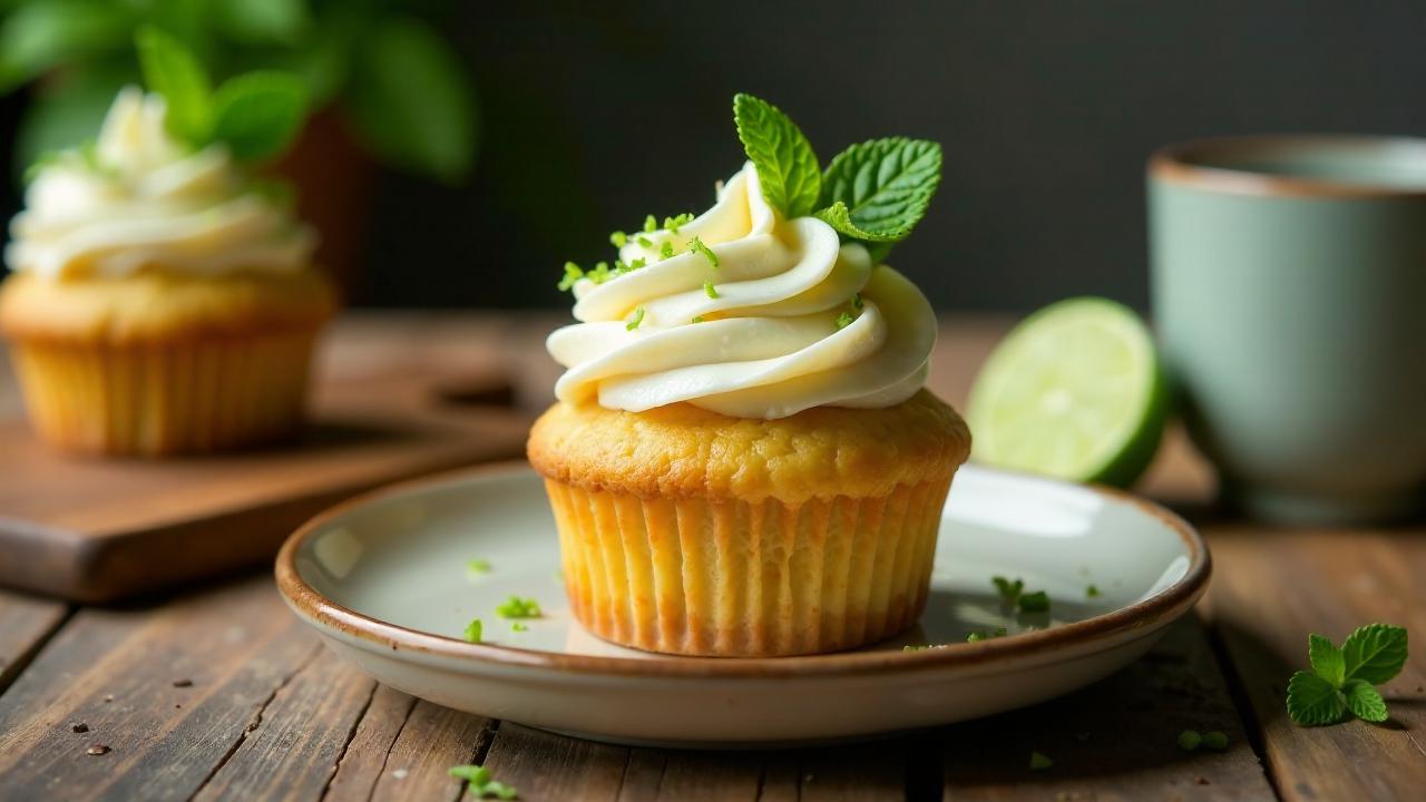 Limetten-Ingwer-Cupcakes