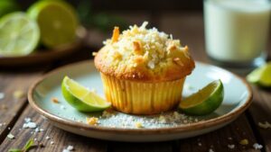 Limetten-Kokos-Muffin-Tops