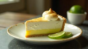 Limetten-Meringue-Pie