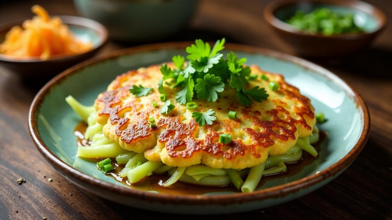 Linsen-Okonomiyaki