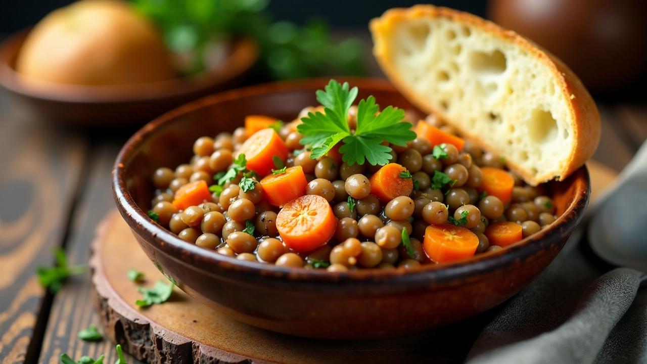 Linsen-Ragout mit Wildgewürzen