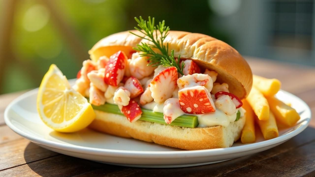 Lobster Roll – Hummerbrötchen aus Neuengland.