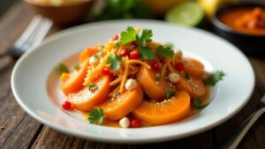 Long Ma: Papaya-Salat mit Chili