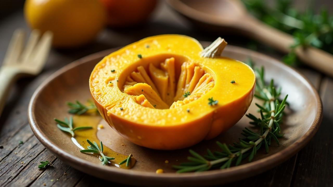 Lovo-gegarter Kabocha-Kürbis