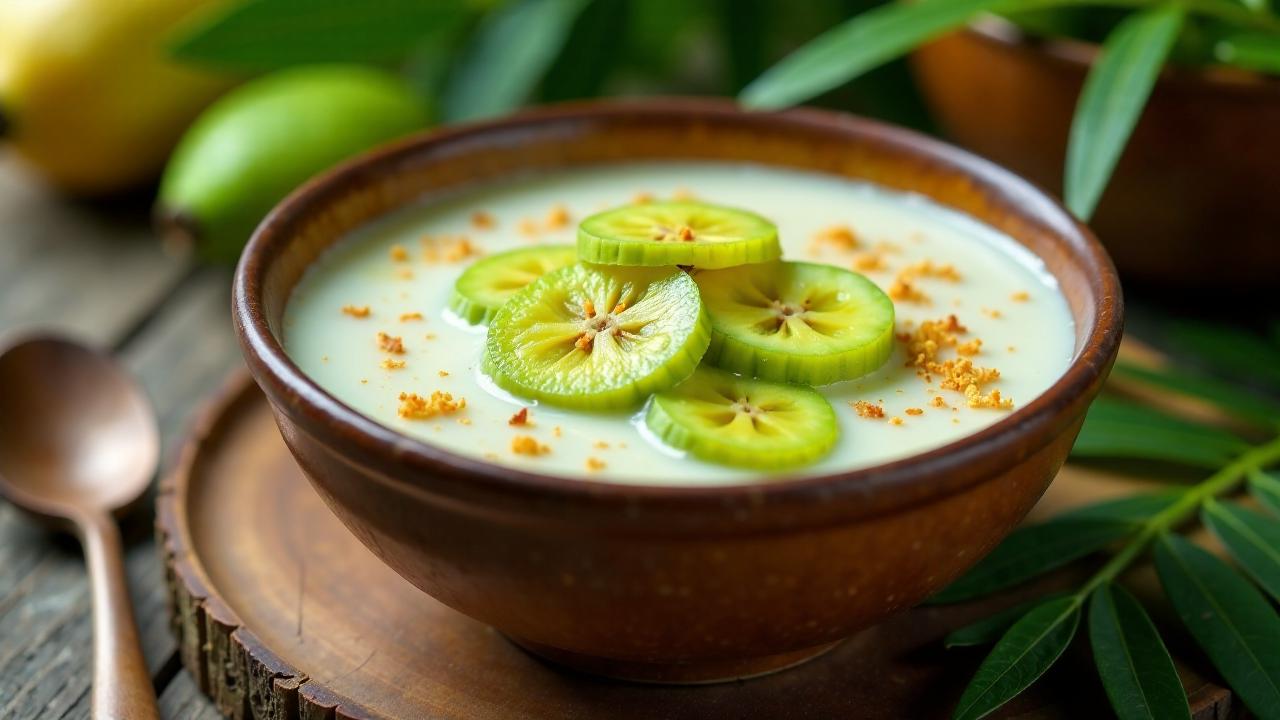 Lu Mokotio (Green Bananas in Coconut Milk)