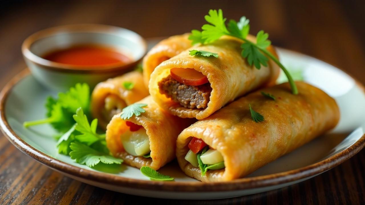 Lumpia Shanghai (Philippinische Frühlingsrollen)