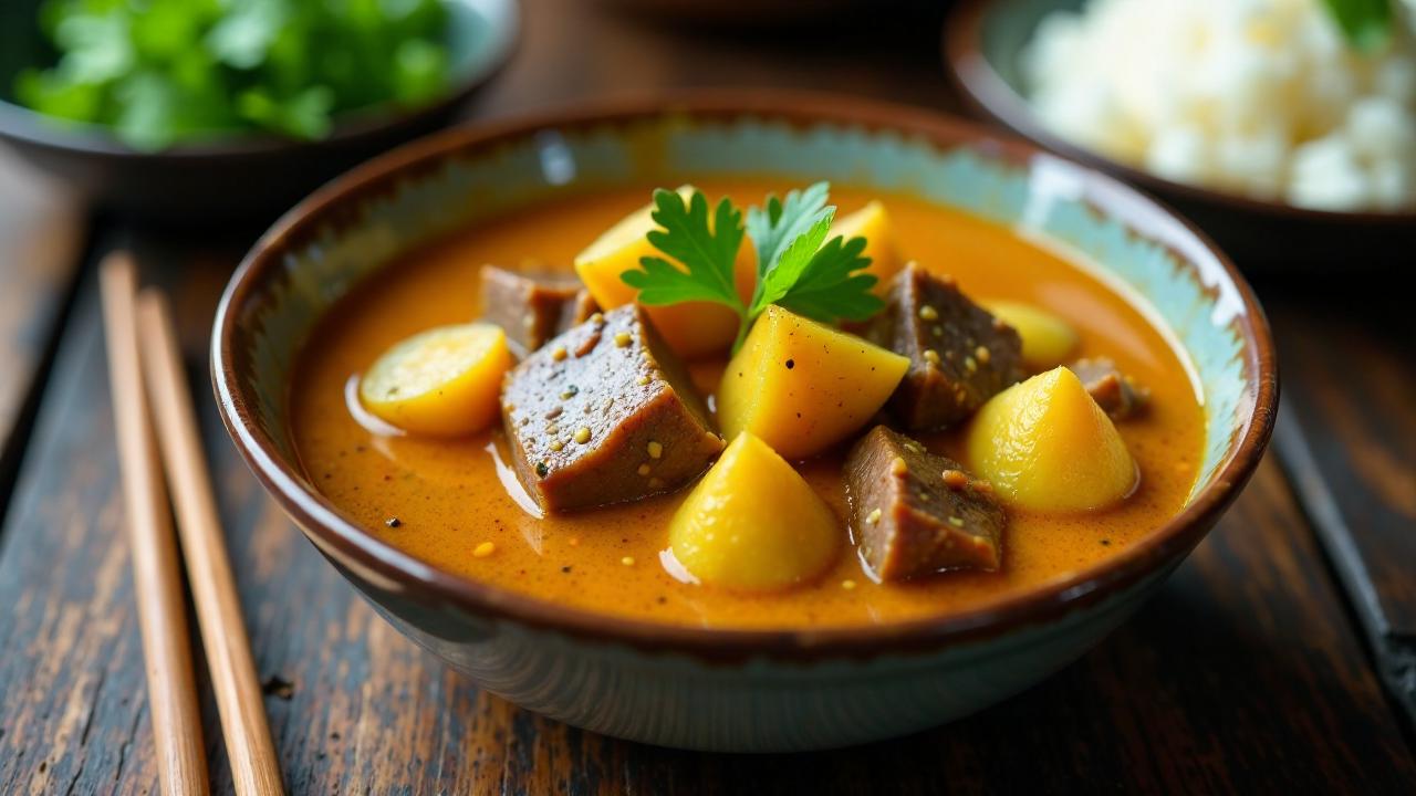 Lung Bang (Rindfleisch und Kartoffeln Curry)