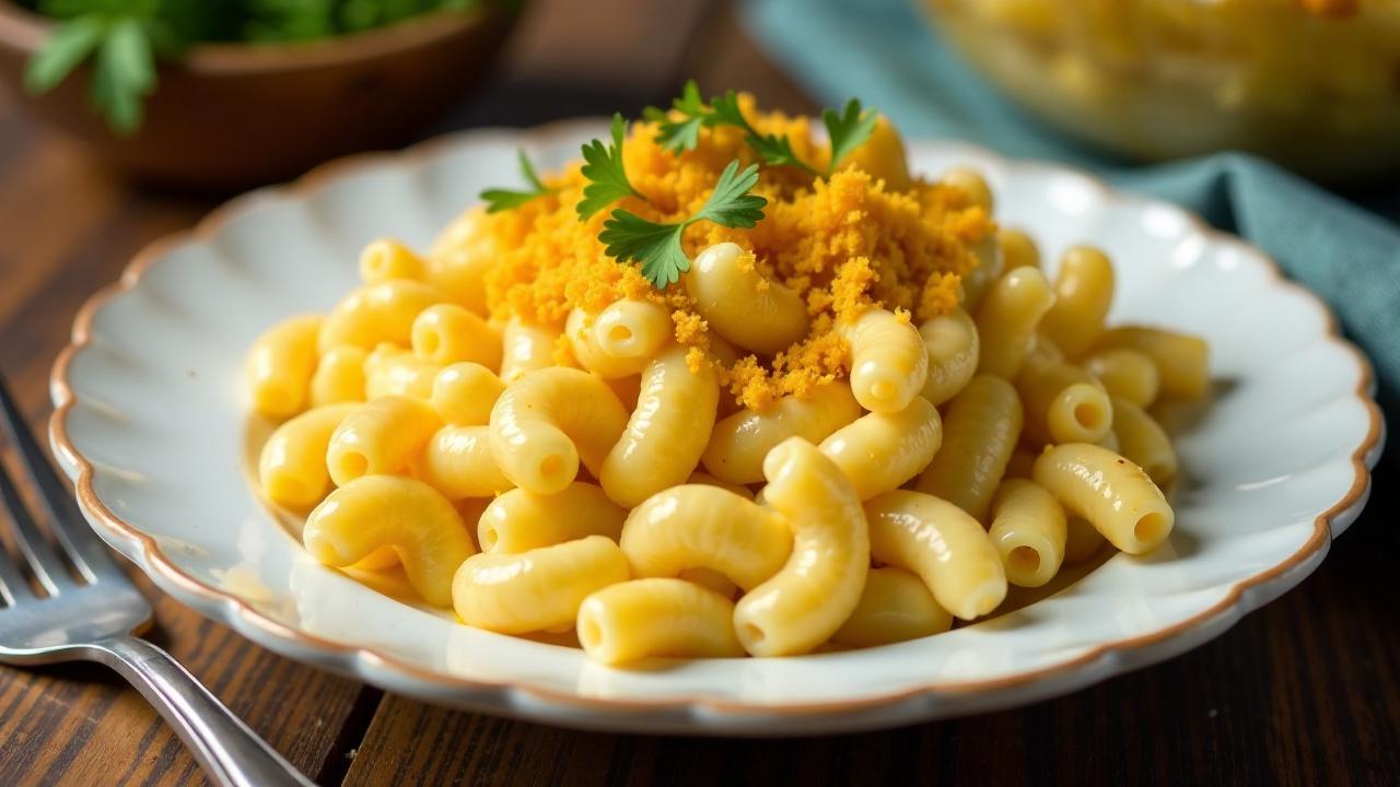 Macaroni and Cheese with Cracker Topping