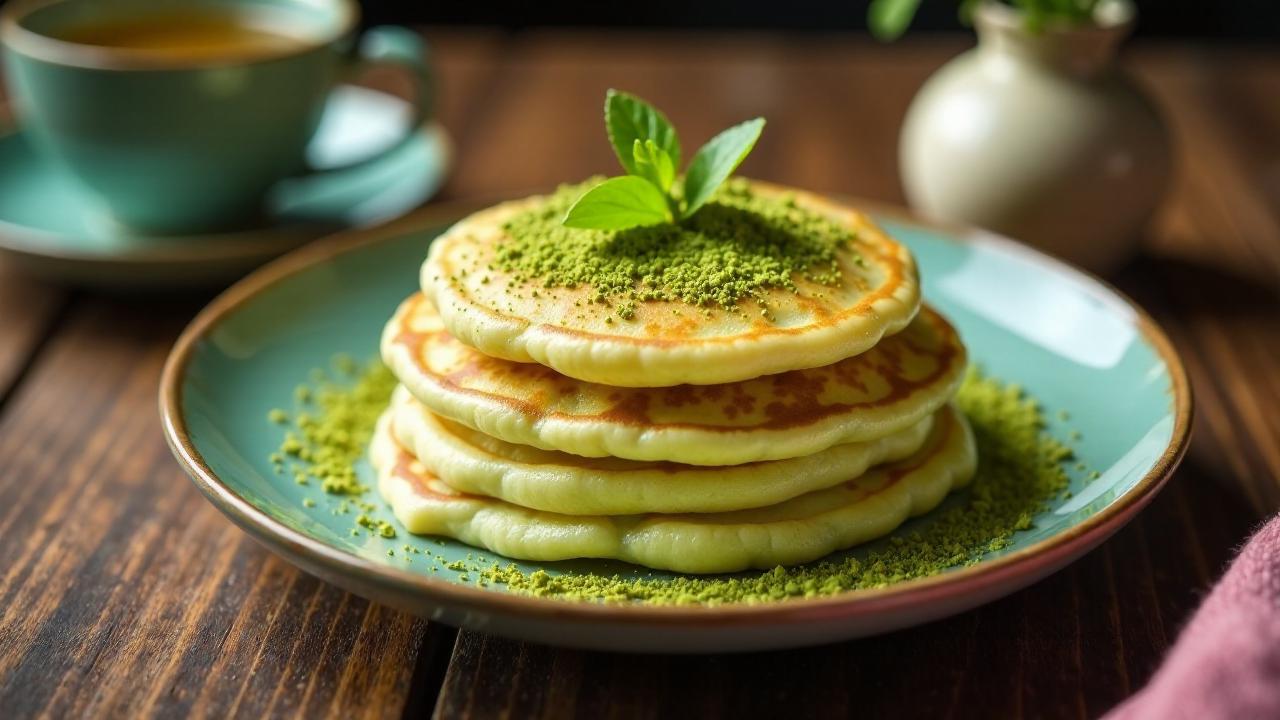 Macha-gefülltes Dorayaki