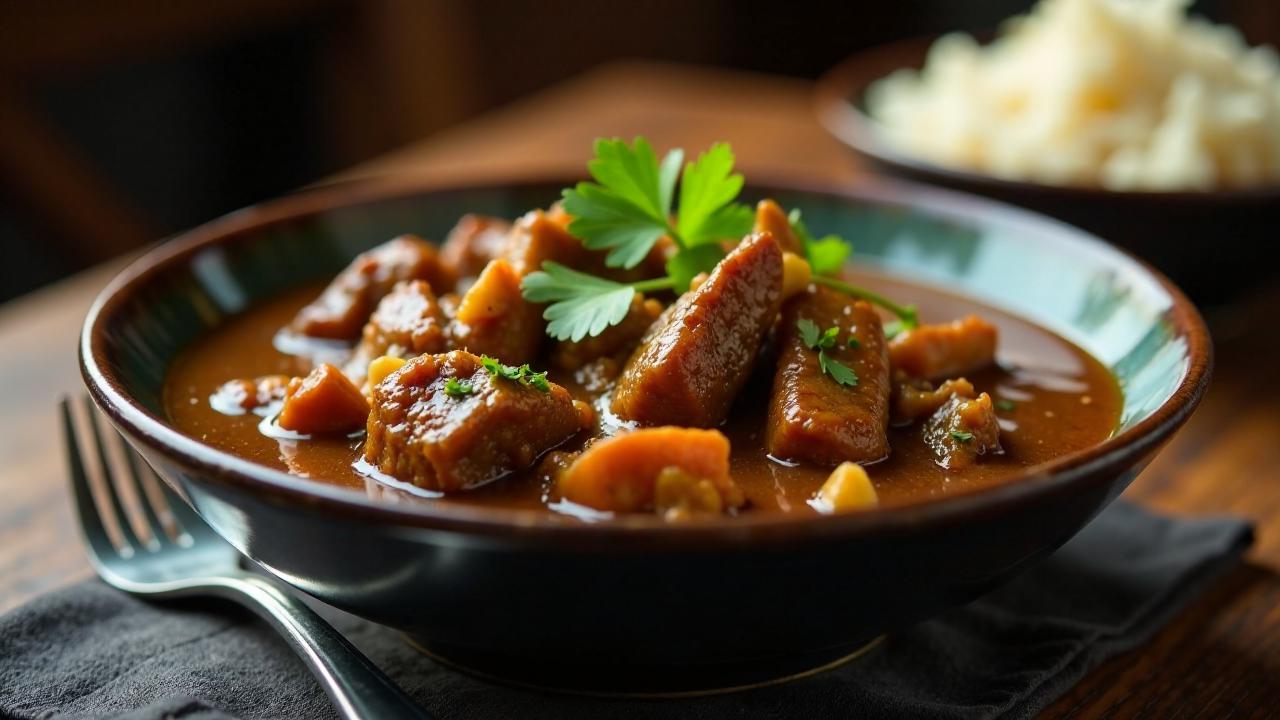 Madras-Rindfleisch-Curry