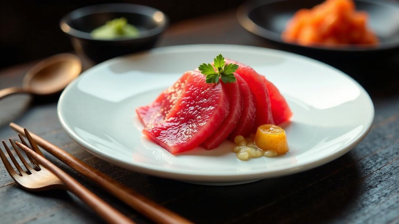 Maguro Sashimi (Thunfisch-Sashimi)