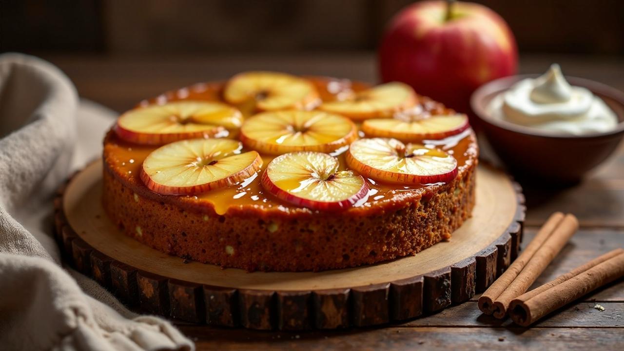 Mainfränkischer Apfel-Honig-Kuchen