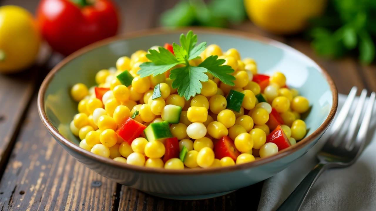 Maissalat mit Zitrone