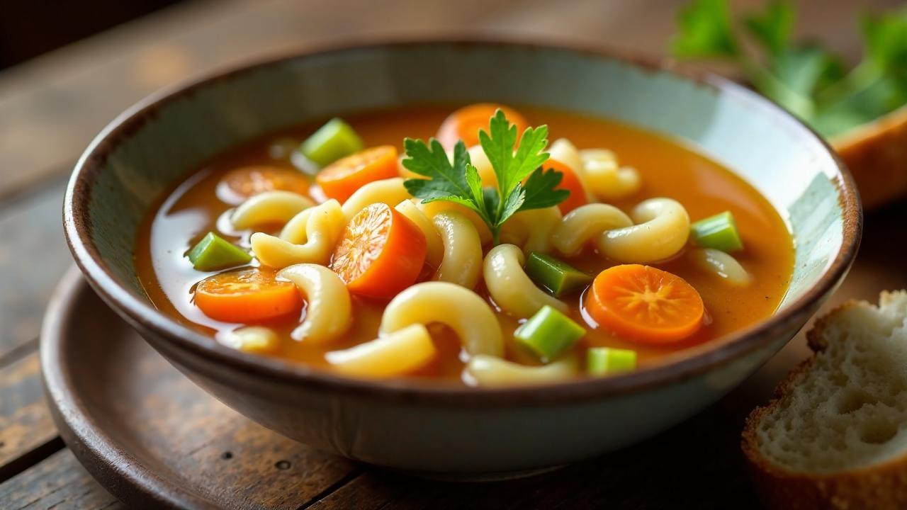 Makaronivelli: Nudelfränkische Suppe