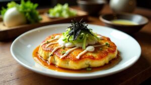 Makrelen-Okonomiyaki