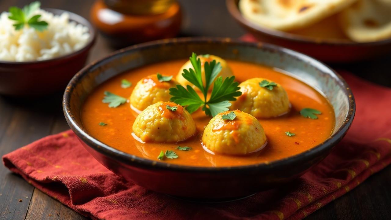 Malai Kofta (Käsebällchen-Curry)