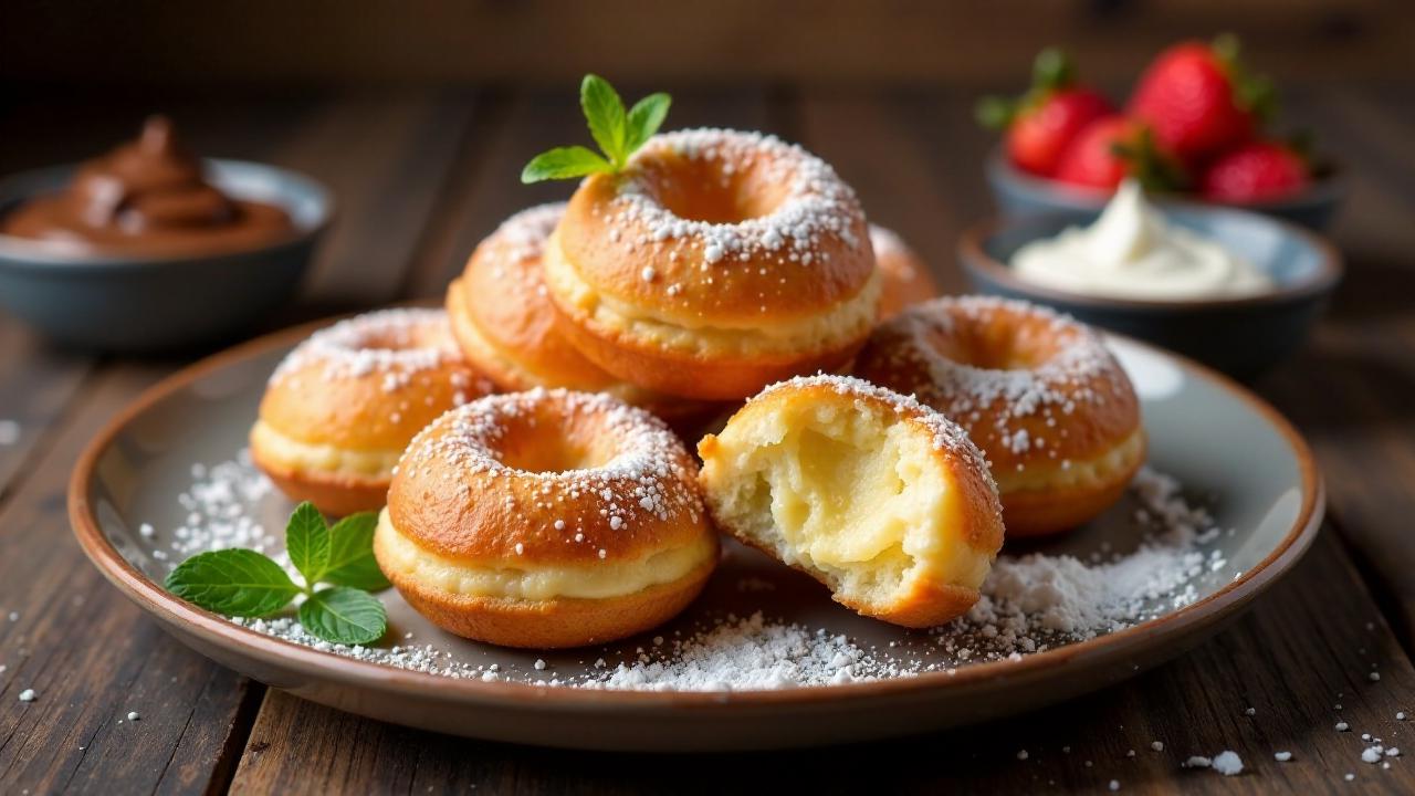 Malasadas (Hawaiianische Donuts)