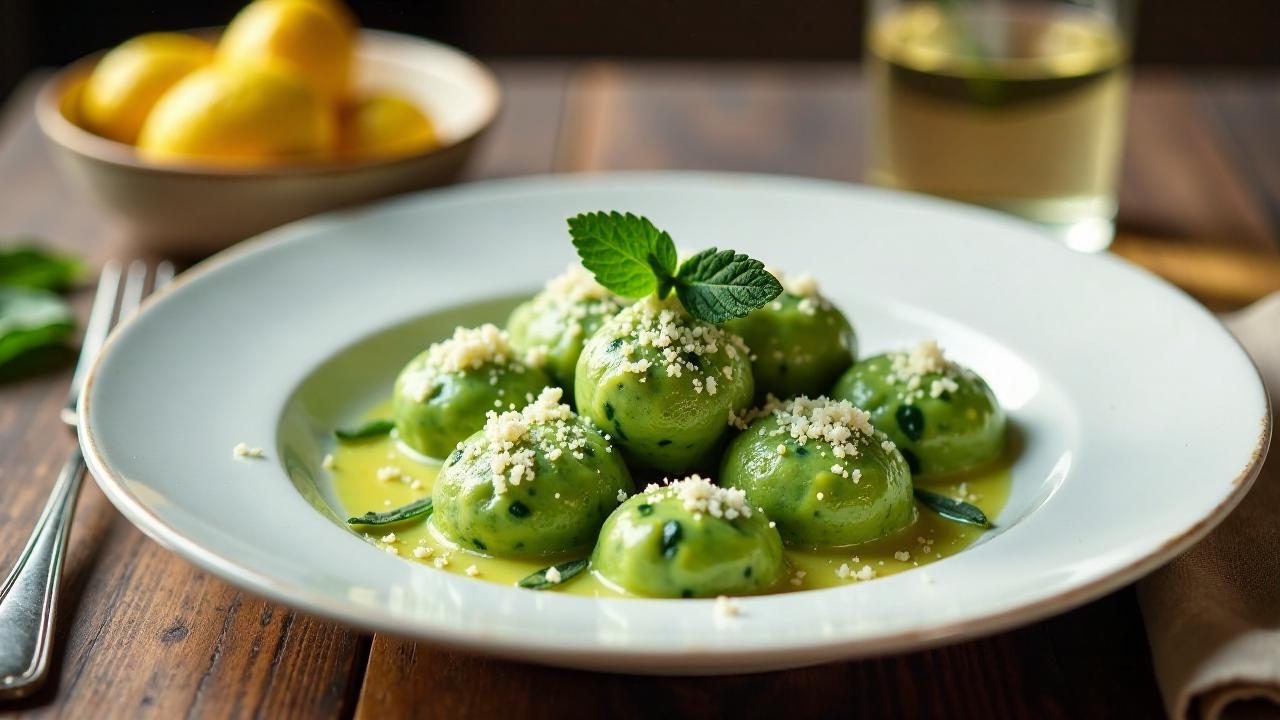 Malfatti Sardi - Sardische Spinatklöße