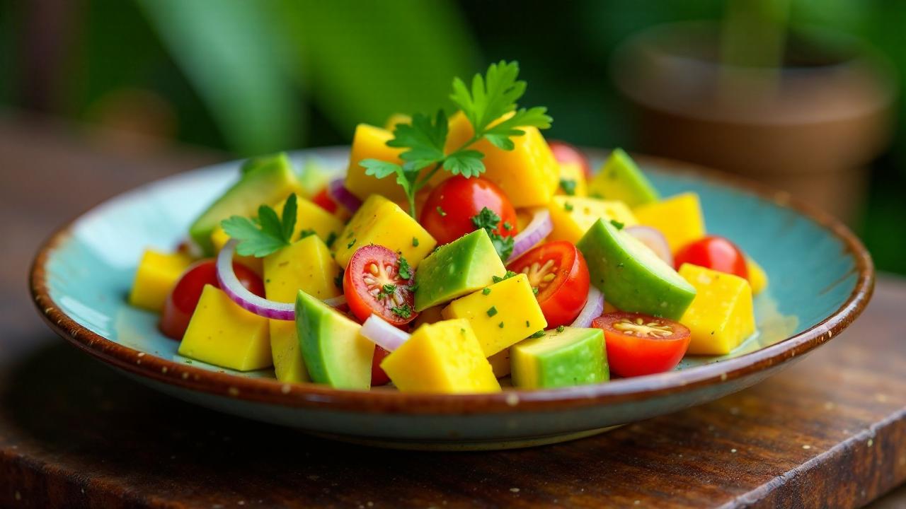 Malischer Avocado-Mango-Salat