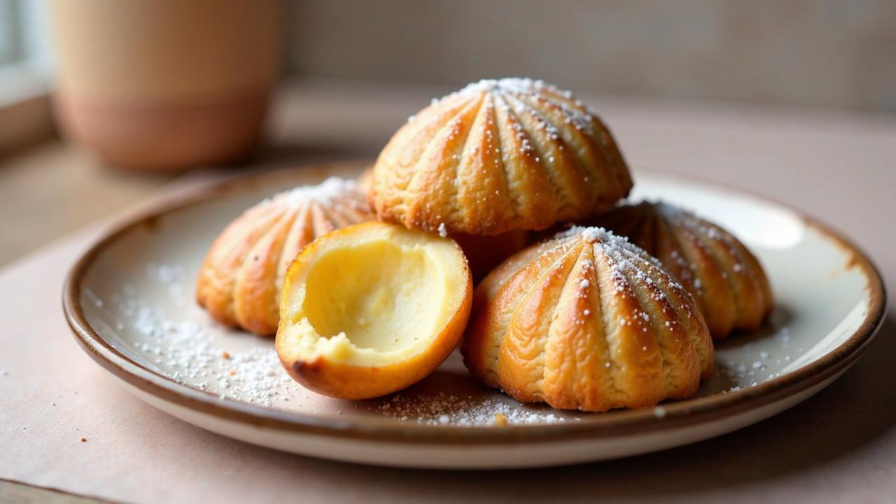 Mandel-Kakao-Madeleines