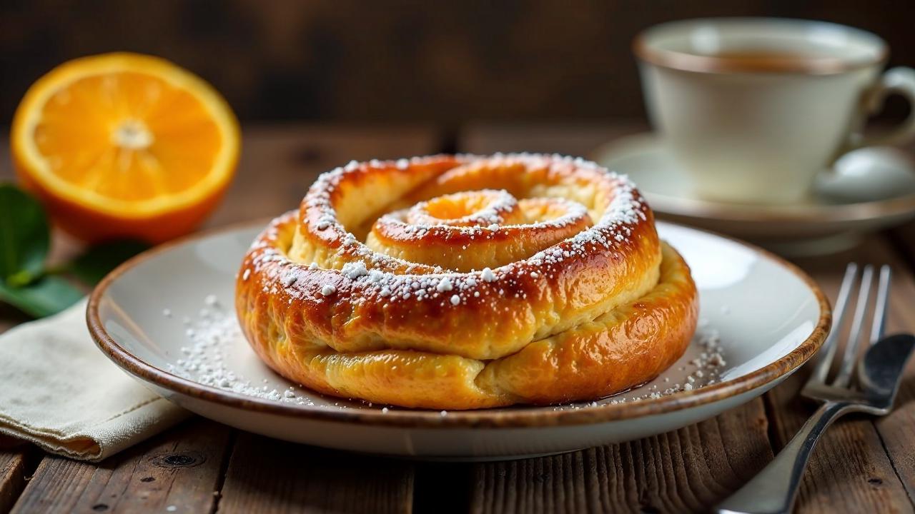 Mandel-Orangen-Schnecken