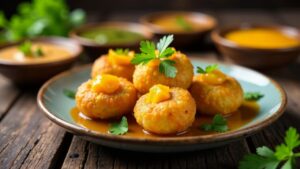 Mango-Chili Puchkas