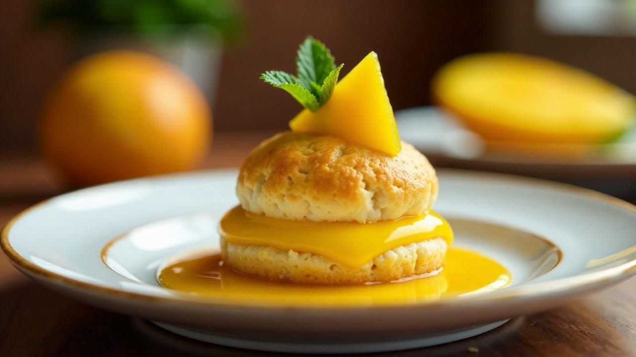 Mango-Ingwer-Profiteroles