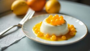 Mango-Kaviar für Dessert-Dekoration